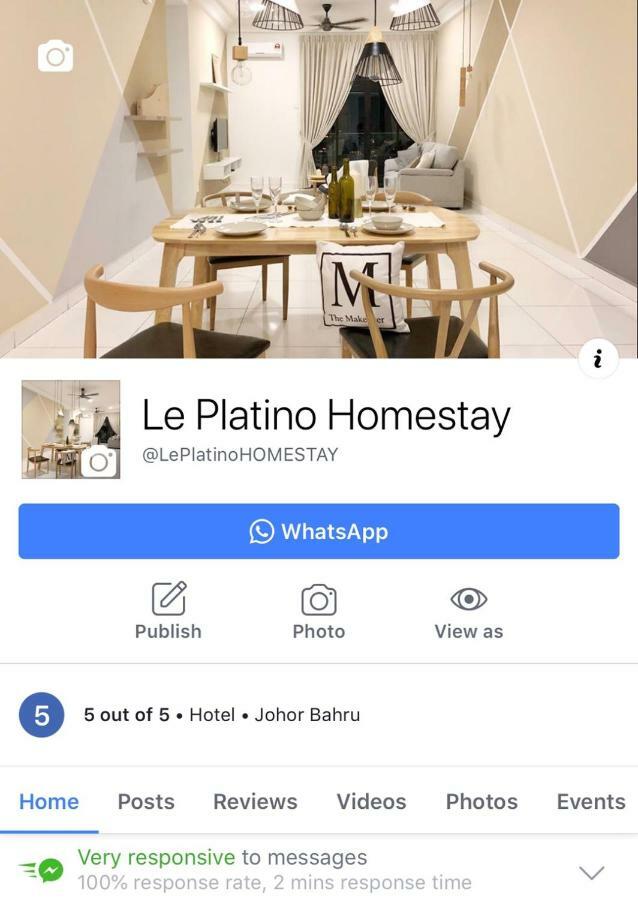 Johor Bahru Paradigm Leplatino Homestay מראה חיצוני תמונה